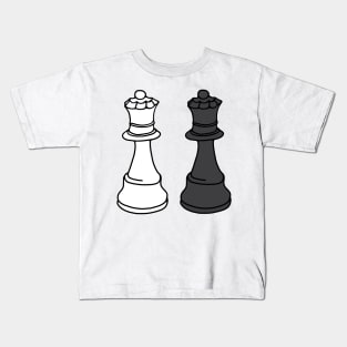 Chess Queen Set Kids T-Shirt